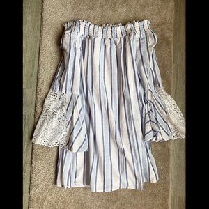 Off the shoulder spring/ summer dress